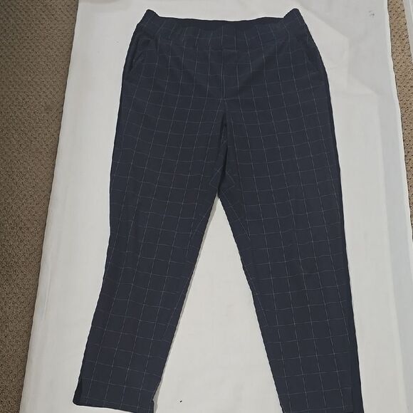Athleta Blue Track Pants with Classic Fit - Picture 1 of 7